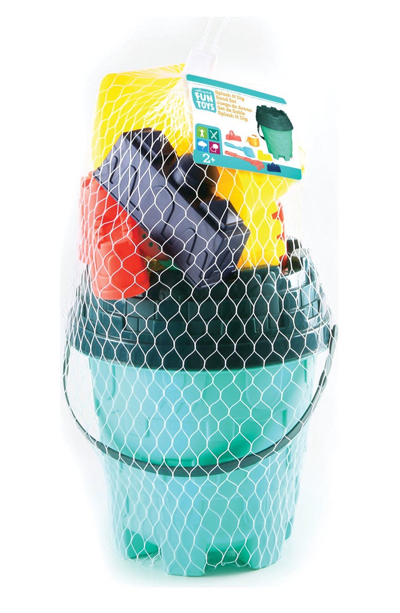 NOTHING BUT FUN 8-Piece Splash & Dig Beach Set, Alternate, color, 