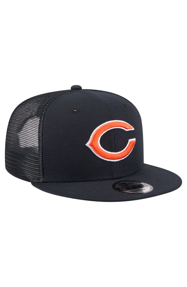 New Era Men's New Era Navy Chicago Bears Core Team 9FIFTY Trucker Snapback Hat, Alternate, color, Navy