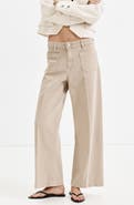 MANGO Jessie Patch Pocket Wide Leg Jeans