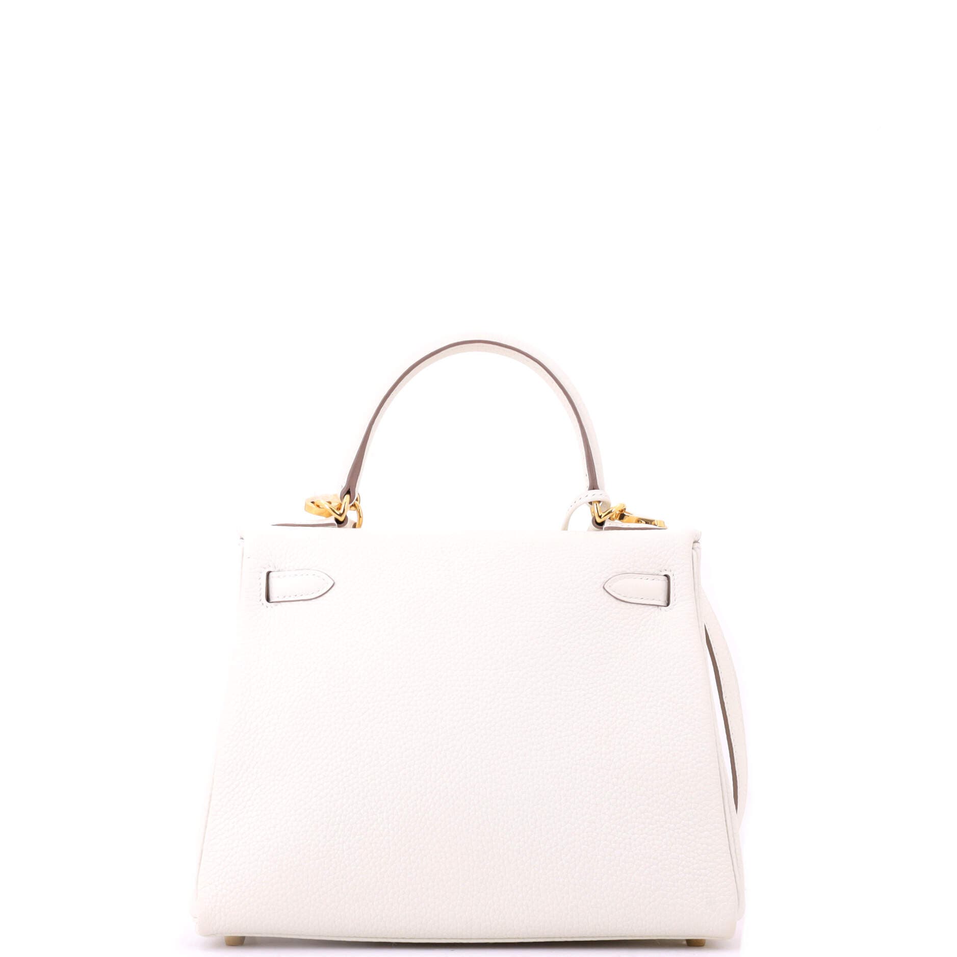 Pre-Owned Hermes Kelly Handbag Light Togo with Gold Hardware 25, Alternate, color, Mushroom