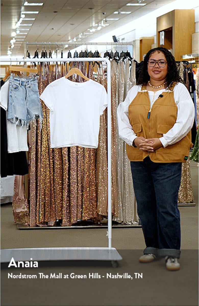 Adine Shrunken Supima<sup>®</sup> Cotton T-Shirt, sales video thumbnail