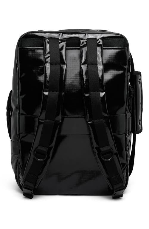 Aimee Dakota Faux Leather Travel Backpack In Black