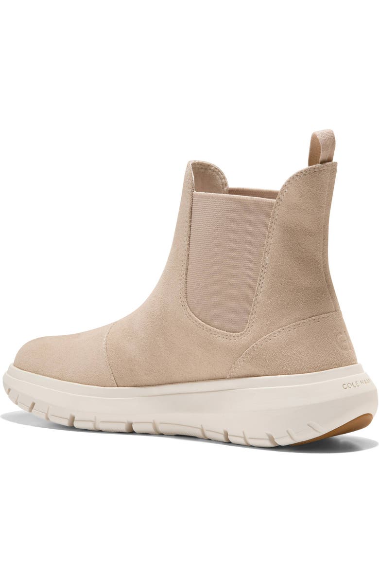 Cole Haan Grand Raelyn Waterproof Chelsea Boot, Alternate, color, Sesame Suede/ Ivory Waterproof