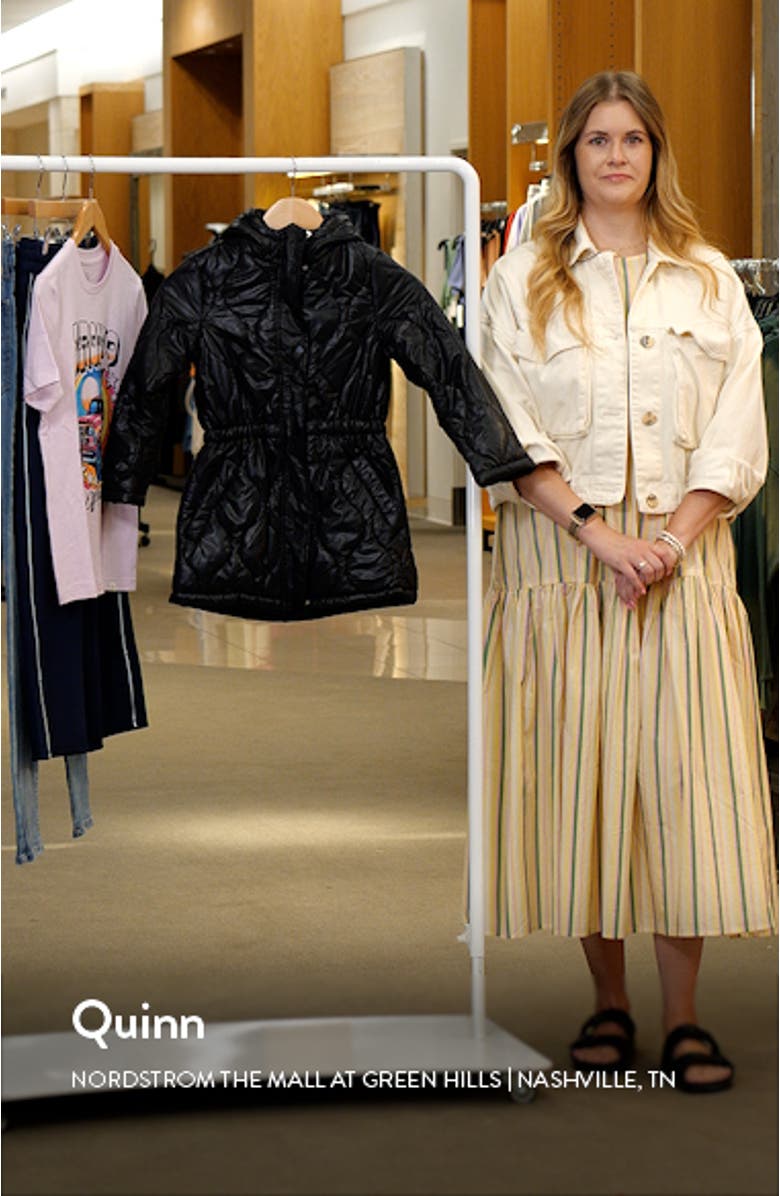 Kids' Quilted Hooded Jacket, sales video thumbnail