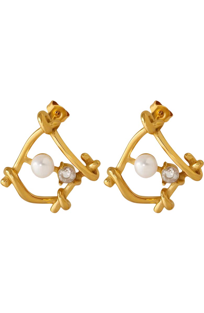 AKALIA Waterproof Around Earrings, Main, color, 