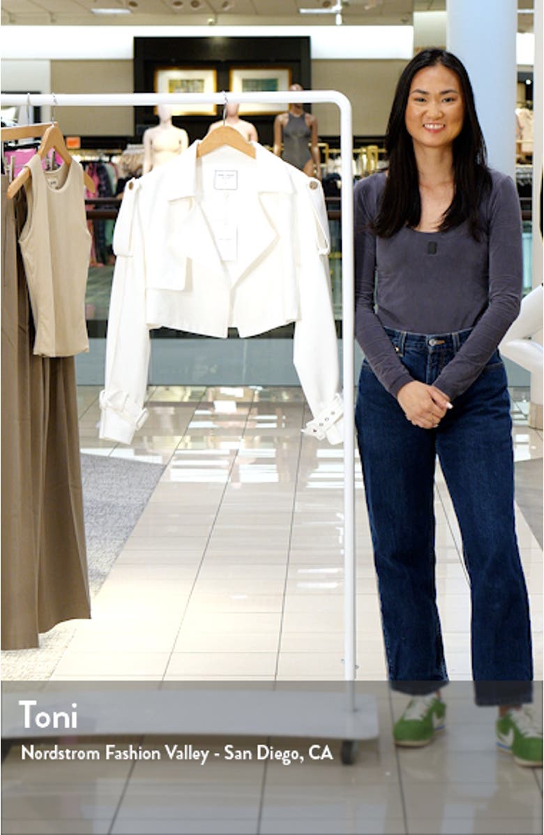 Manhattan Crop Trench Coat, sales video thumbnail