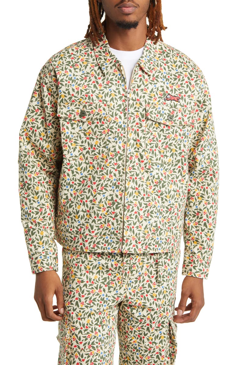 ICECREAM Can Can Floral Zip Jacket, Alternate, color,