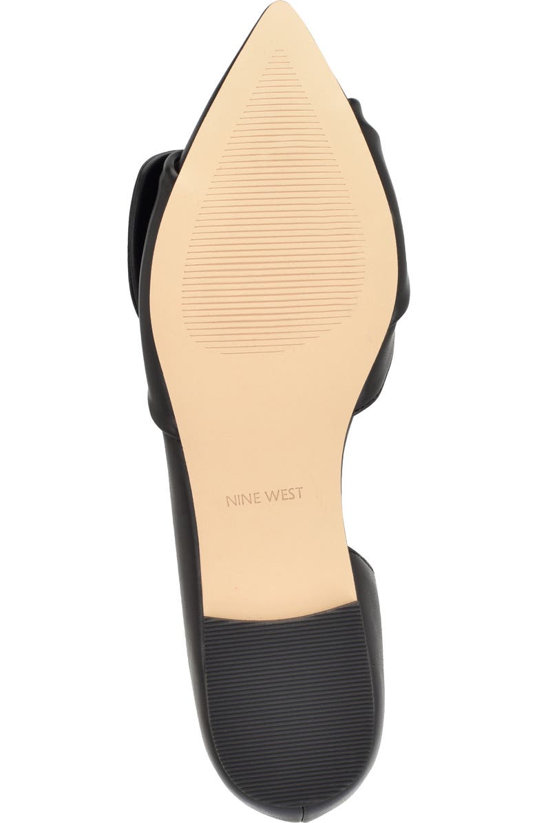 Nine West Bannie Half d'Orsay Pointed Toe Flat, Alternate, color,