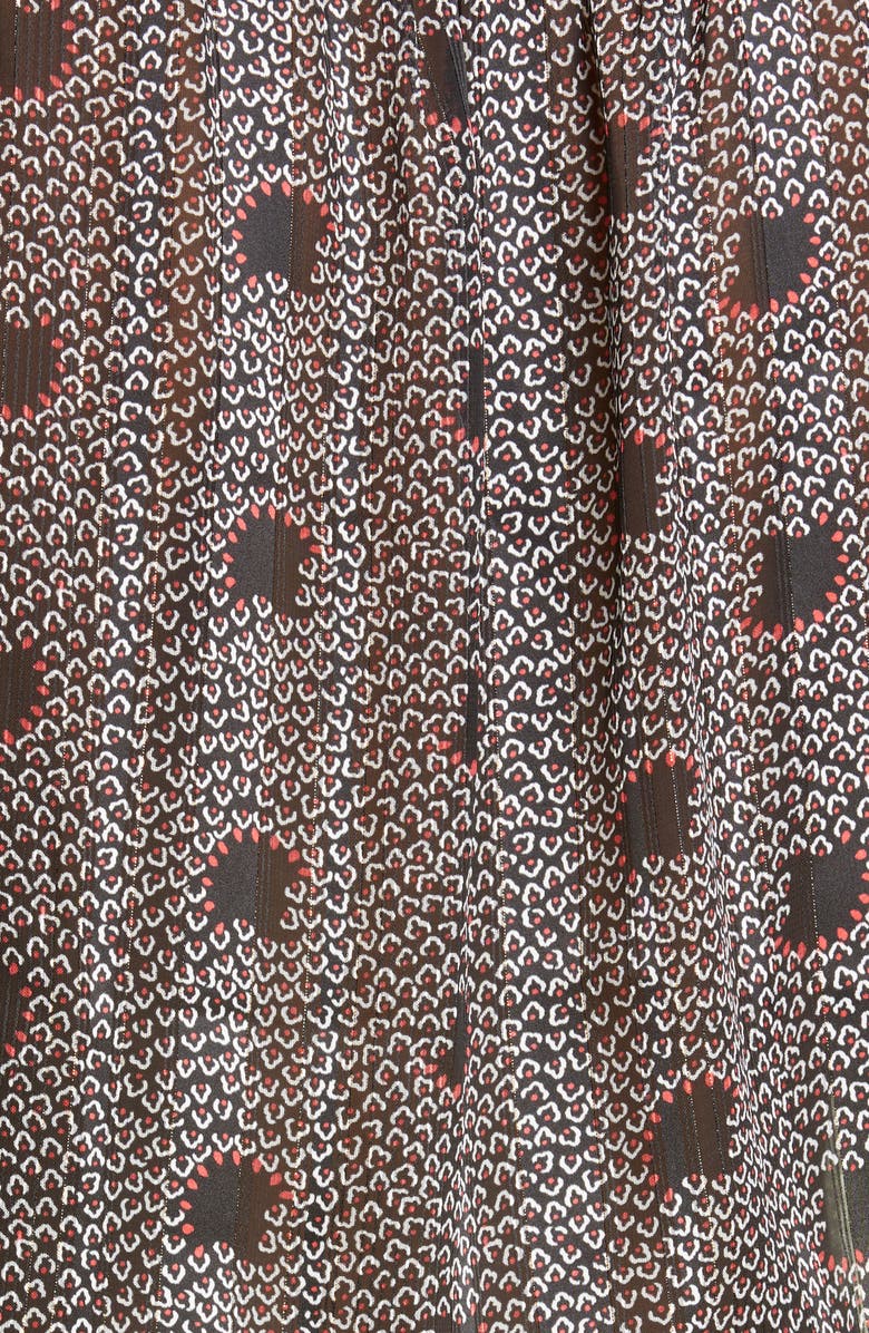 ba&sh Precious Pleated Ruffle Detail Long Sleeve Blouse, Alternate, color,