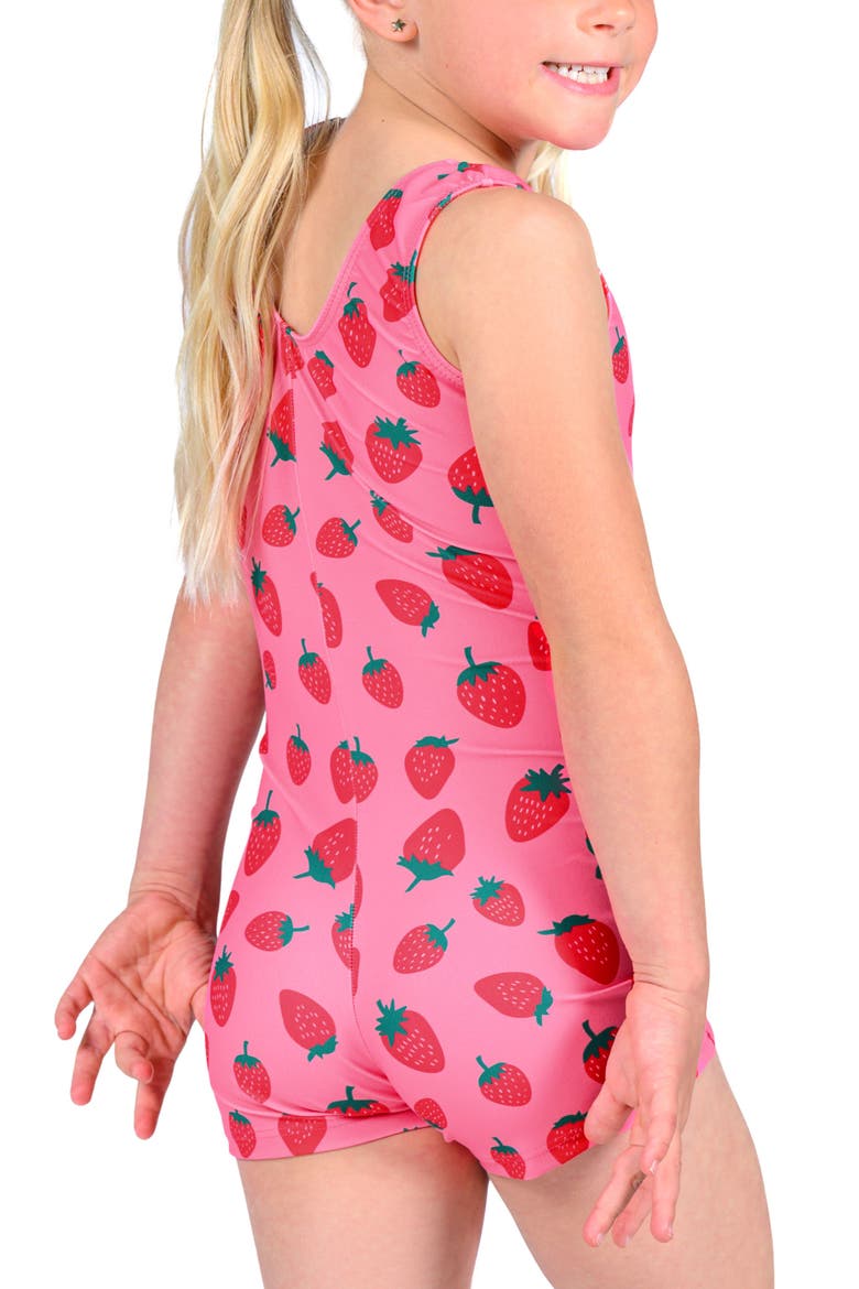 Strawberry Fields Unitard, Alternate, color, Strawberry Fields