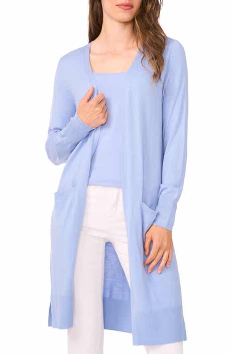 Halogen® Open Front Longline Cardigan