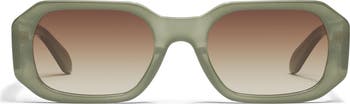Hyped Up 38mm Gradient Square Sunglasses
