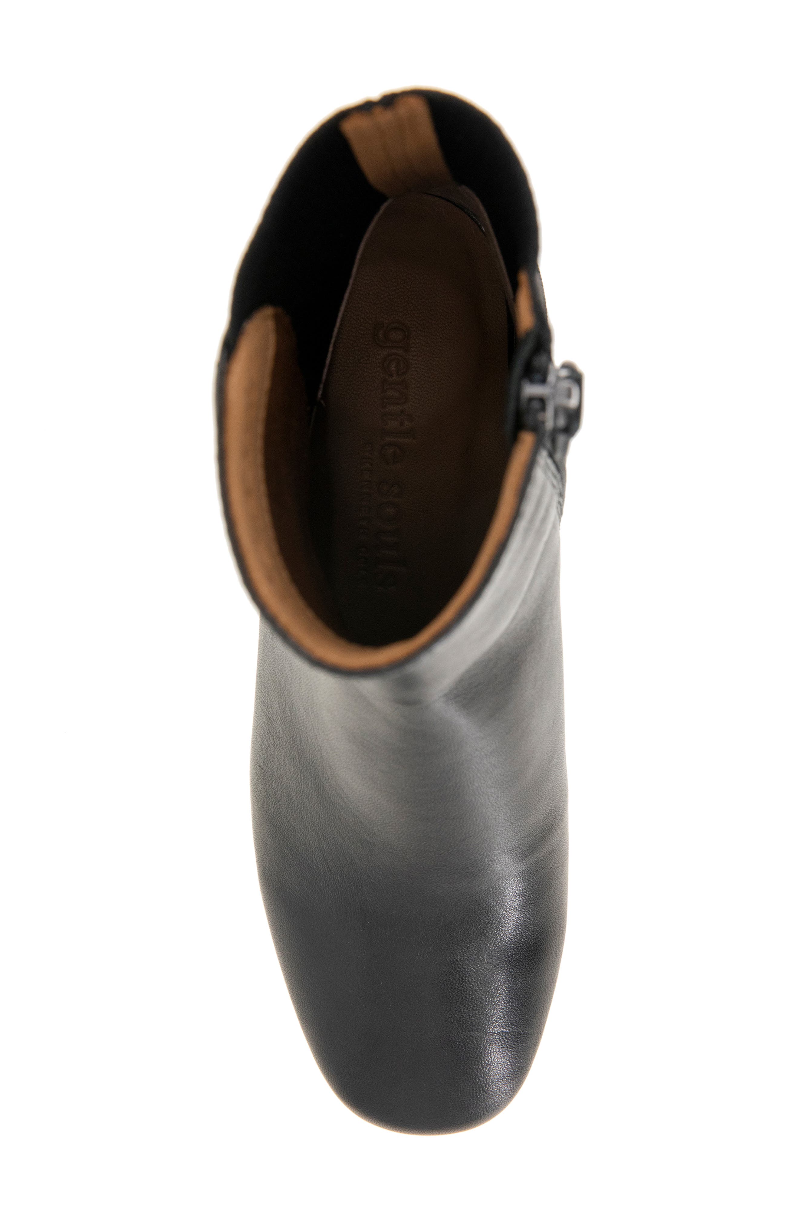 Gentle Souls Emily Bootie, Alternate, color, Black Leather