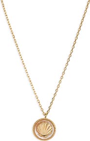 Estella Bartlett Mother-of-Pearl Seashell Pendant Necklace