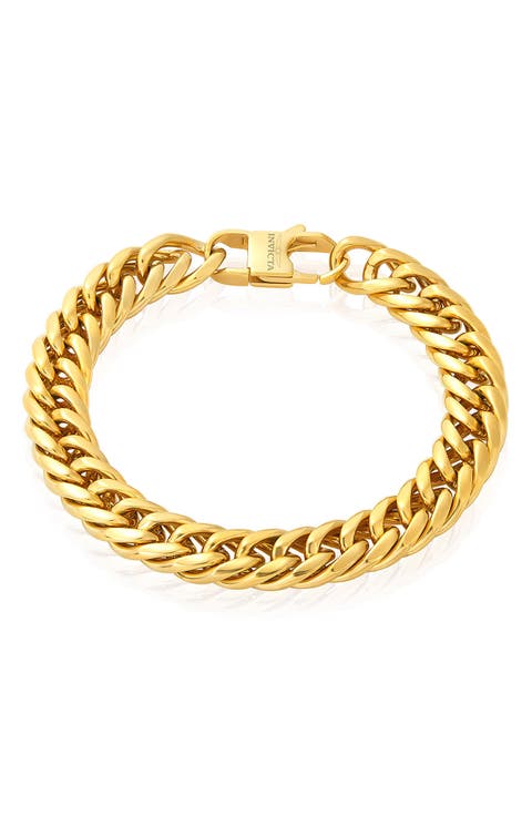 Mens' 11.5mm Curb Link Chain Bracelet