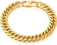 INVICTA Mens' 11.5mm Curb Link Chain Bracelet
