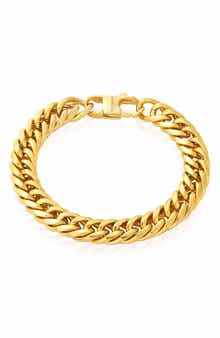 INVICTA Mens' 11.5mm Curb Link Chain Bracelet