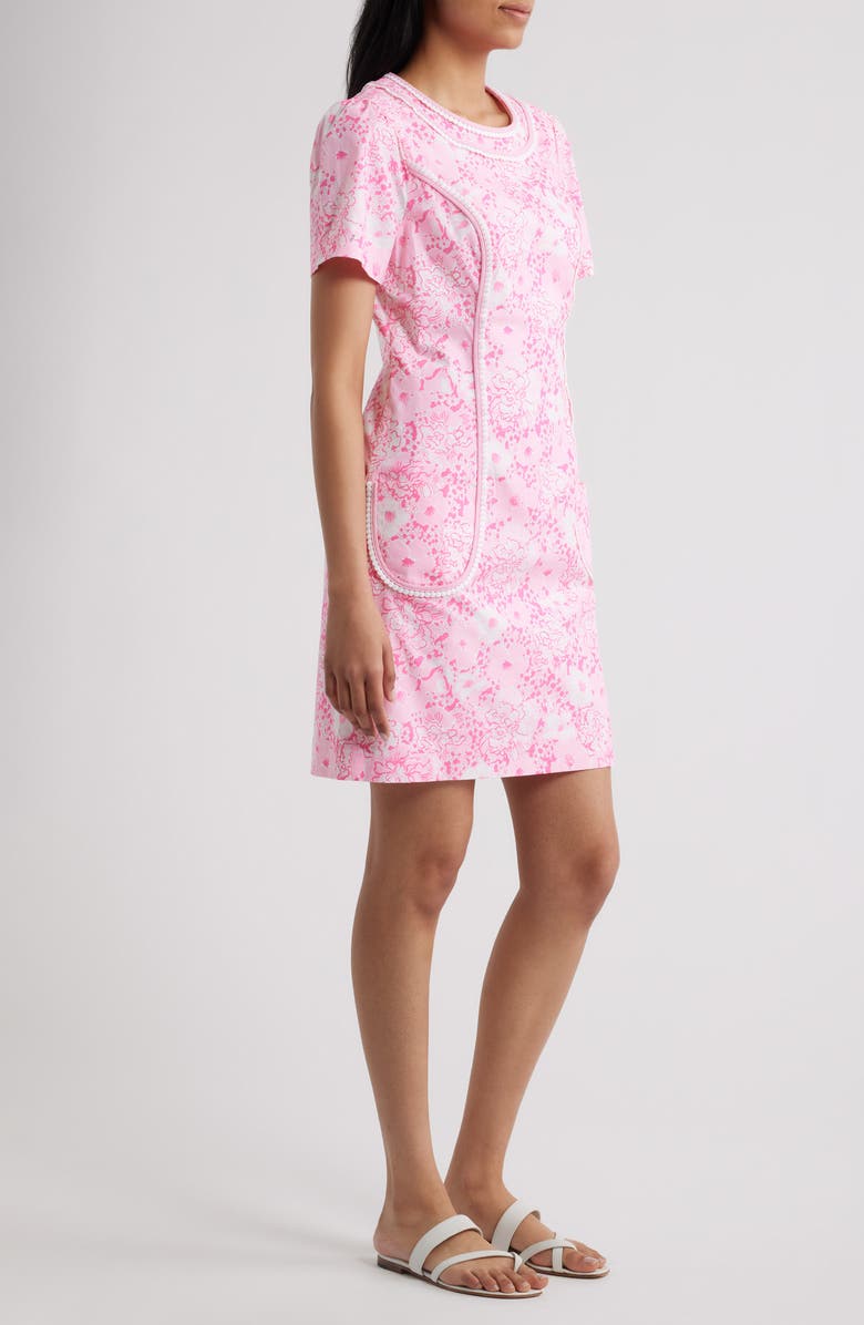 Lilly Pulitzer<sup>®</sup> Adetta Floral Print Sheath Dress, Alternate, color, Conch Shell Pink Burst Of Joy