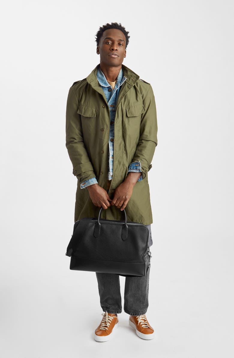 Shinola Canfield Double Zip Natural Grain Briefcase, Alternate, color,