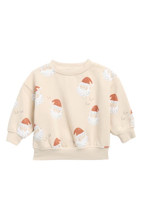 Santa Relaxed Graphic Sweatshirt