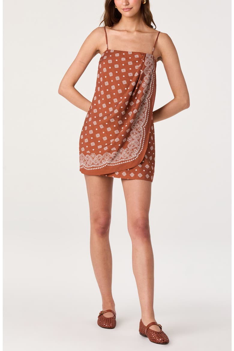 Scarlett Minidress, Main, color, MAHOGANY