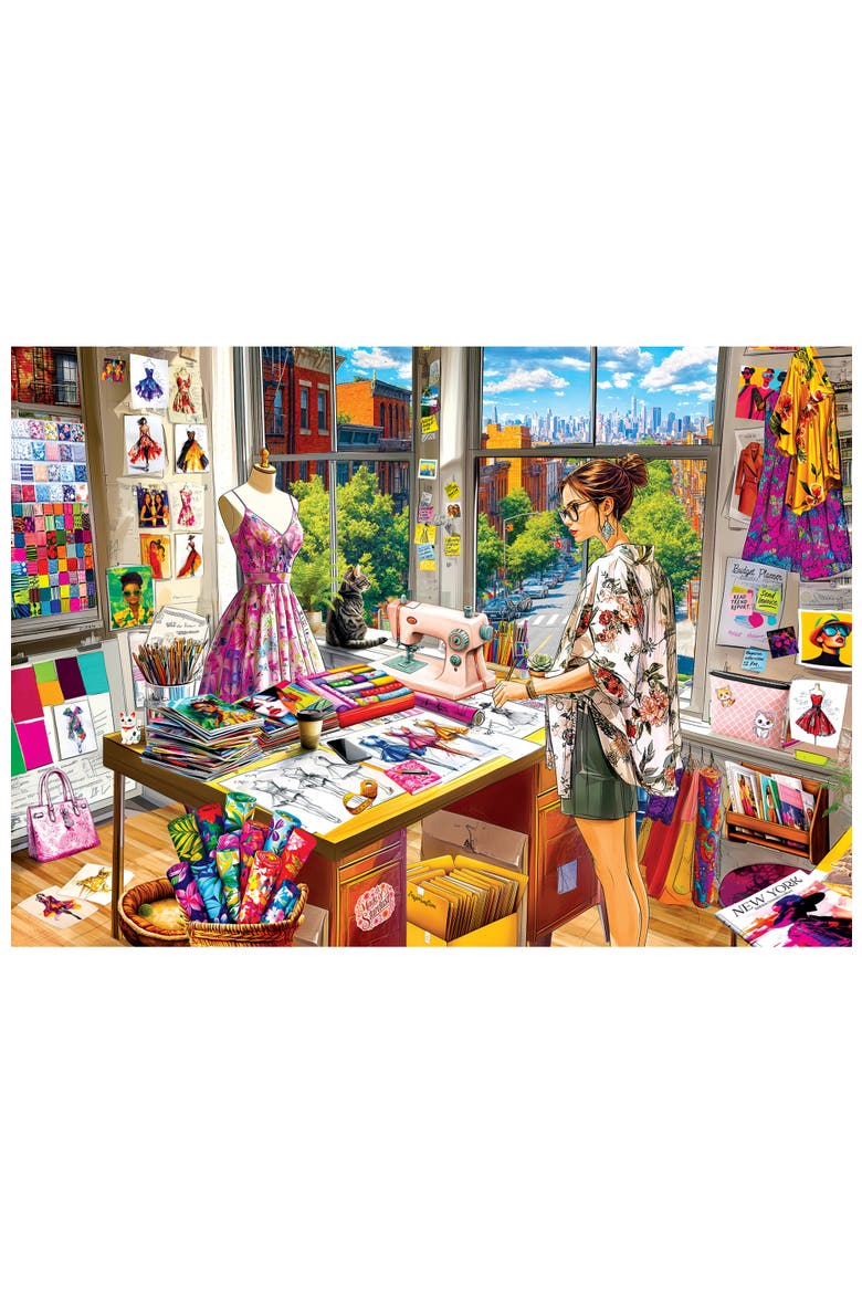 Fashion Dreams 500 Piece Jigsaw Puzzle, Alternate, color, Multicolor