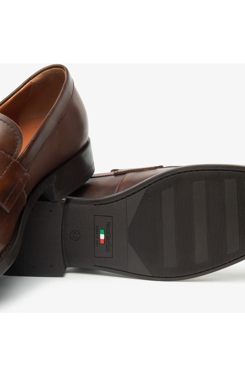 NeroGiardini Slip-On Penny Loafer, Alternate, color, Brown