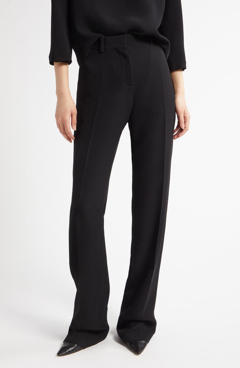 The Row Selvie Silk Straight Leg Pants, Main, color, 