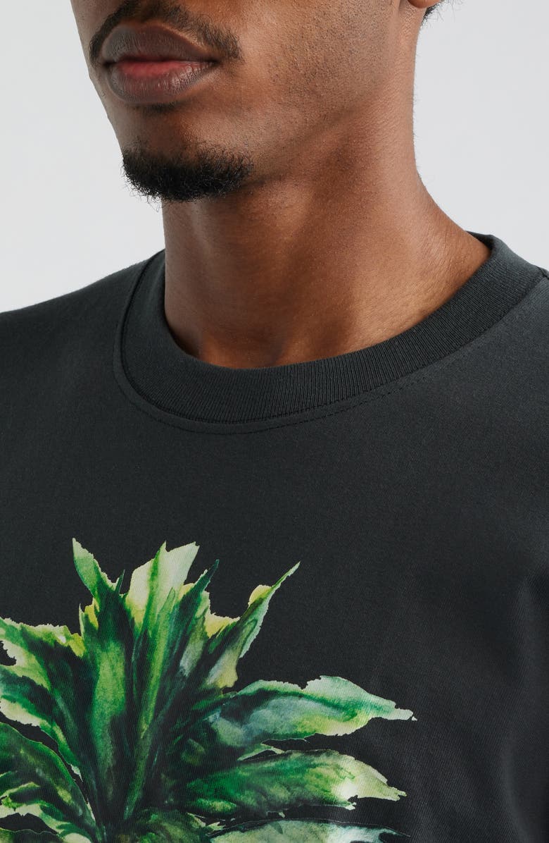 Obey Palm Graphic T-Shirt, Alternate, color, Vintage Black