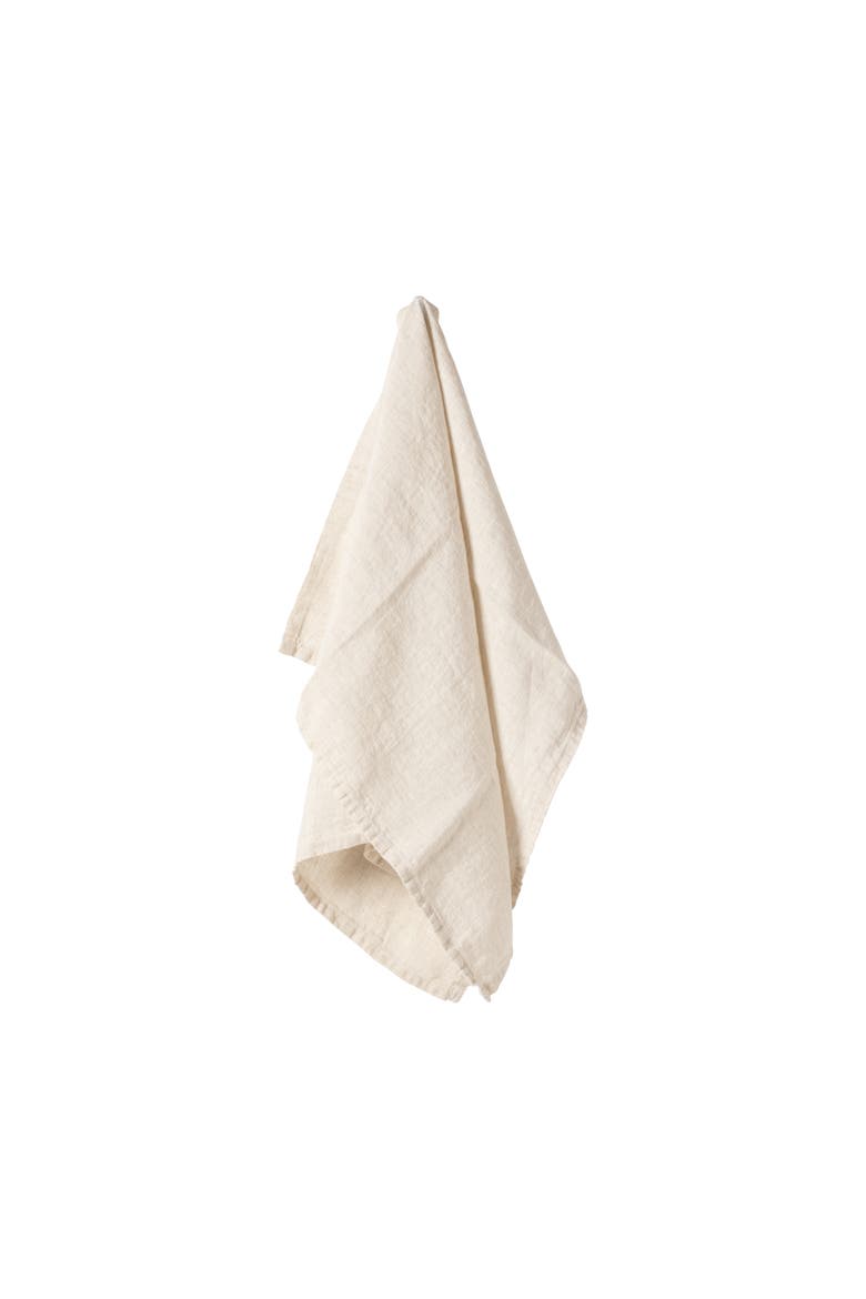 Carmela Set/4 kitchen towels, Main, color, Cream