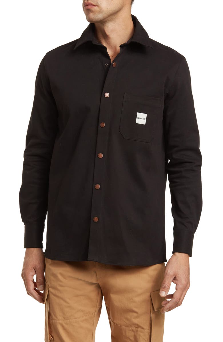 CAT WWR Twill Button-Up Shirt, Main, color,