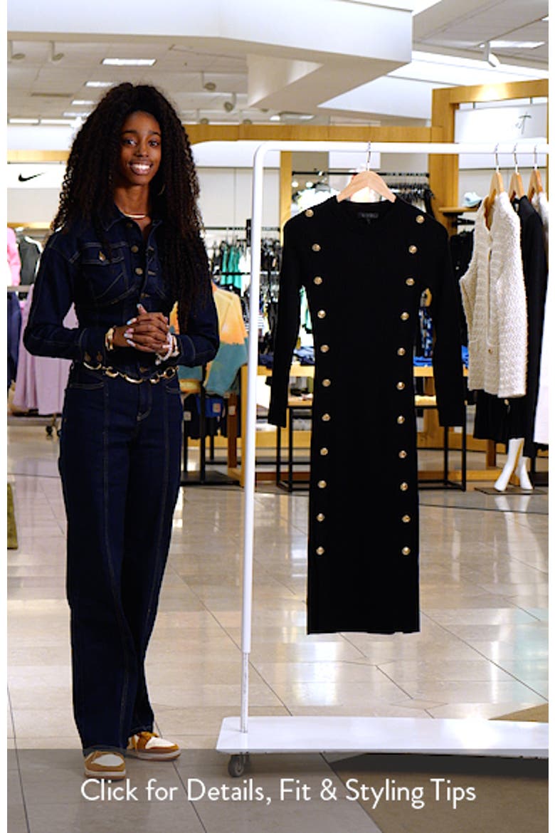 Ribbed Long Sleeve Sweater Dress video