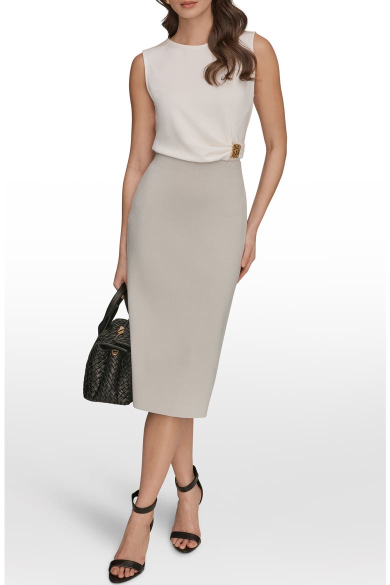 Sweater Pencil Skirt, Alternate, color, TUSCAN GREY