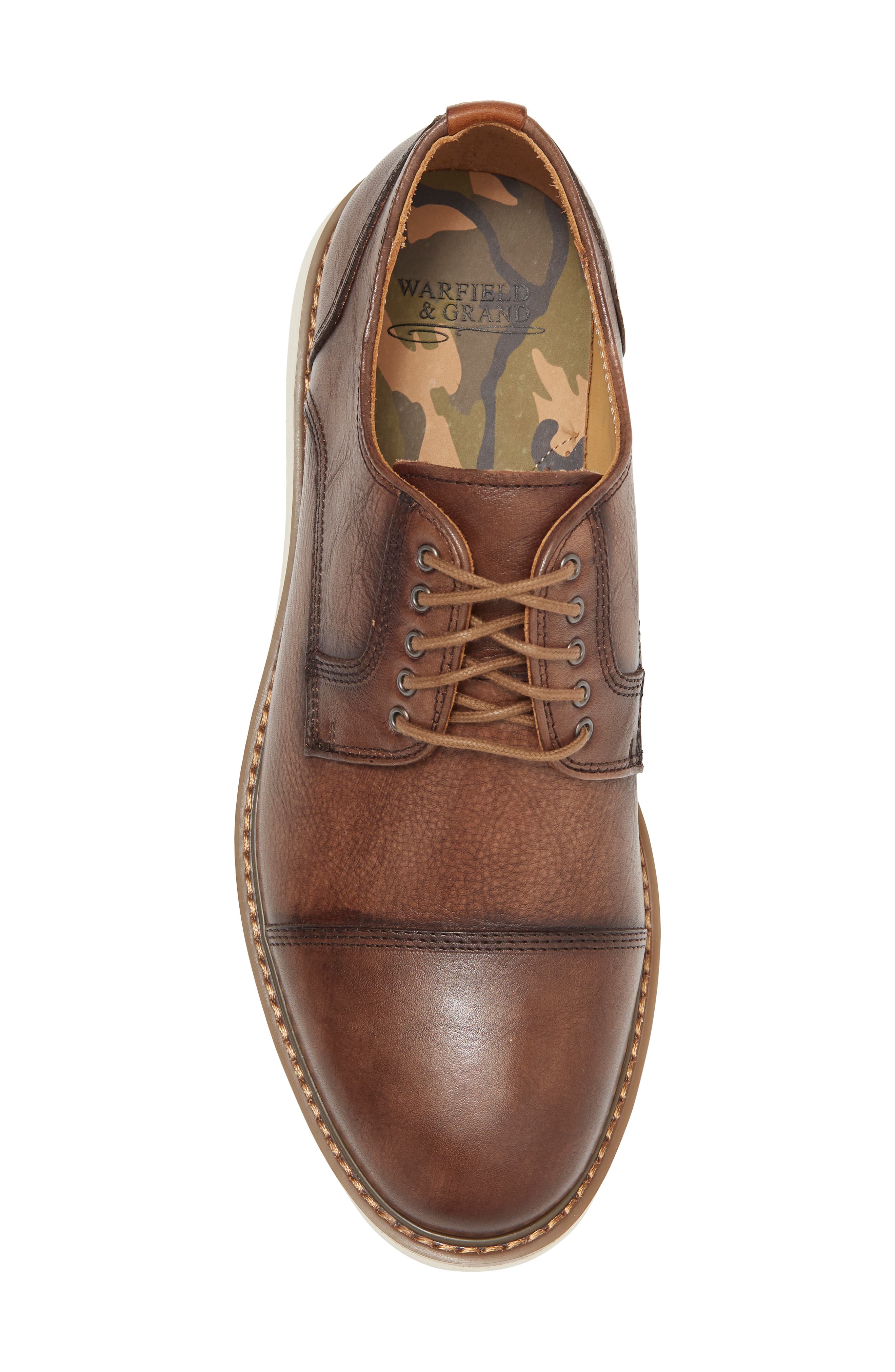 Orbit Cap Toe Derby, Alternate, color, BROWN