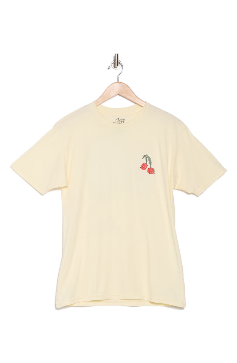 Lost Pair A Dice Vintage Dye Graphic T-Shirt, Alternate, color, 