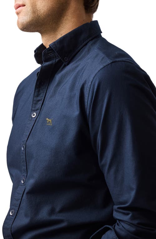 Rodd & Gunn North Island Solid Button-down Shirt In Blue