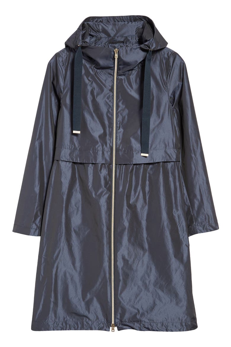 Water Repellent Hooded Taffeta Jacket, Alternate, color, 9202 / NAVY