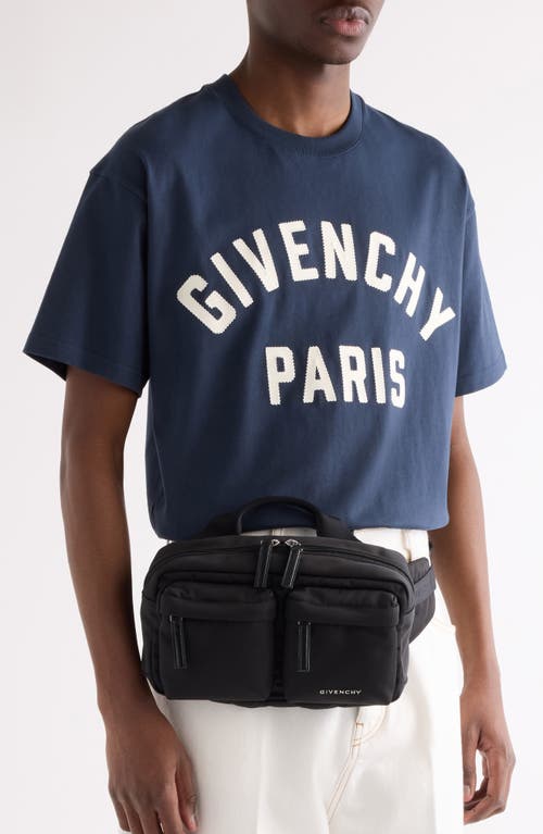 Givenchy Essential U Belt Bag In Nylon In Black