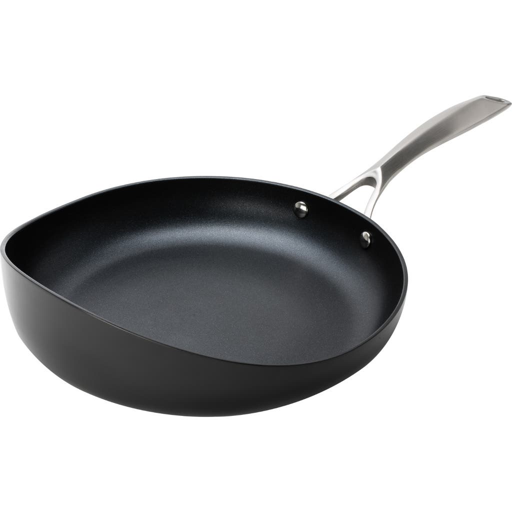 Rad Usa Radical Pan Nonstick Frying & Saute Pan Skillet With Stainless Steel Handle, 12-inch In Black