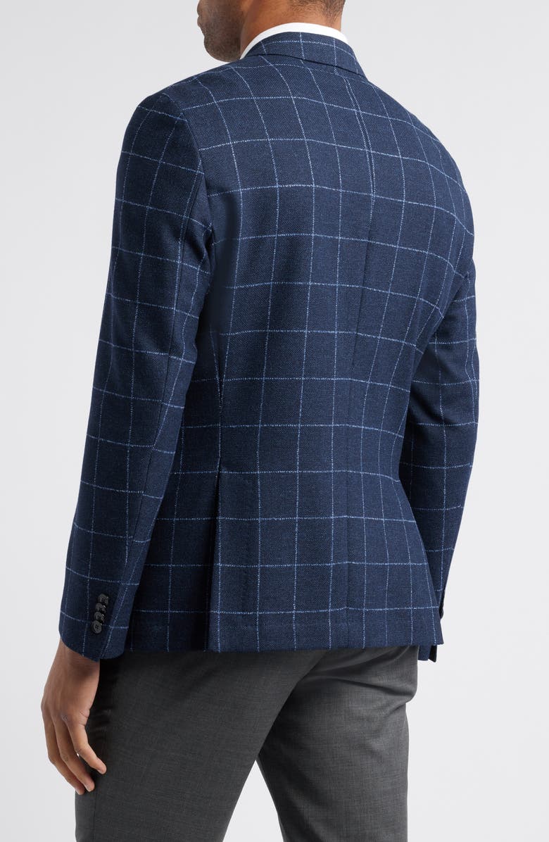 BOSS Hutson Check Virgin Wool Blend Sport Coat, Alternate, color,