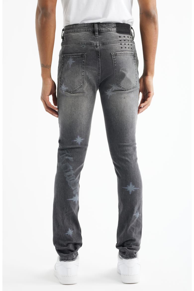 Van Winkle AXL Cherub Skinny Jeans, Alternate, color, CHARCOAL