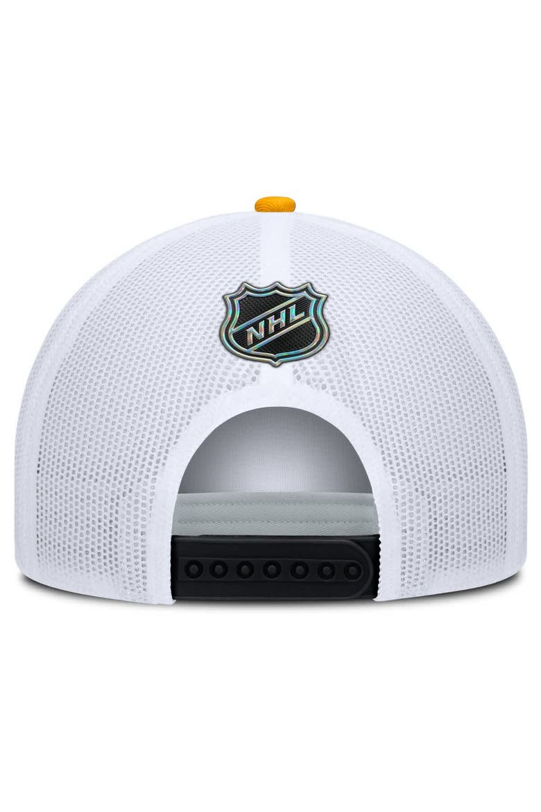 Men's Fanatics Black/White Boston Bruins Authentic Pro Rink A-Frame Adjustable Hat, Alternate, color, Black