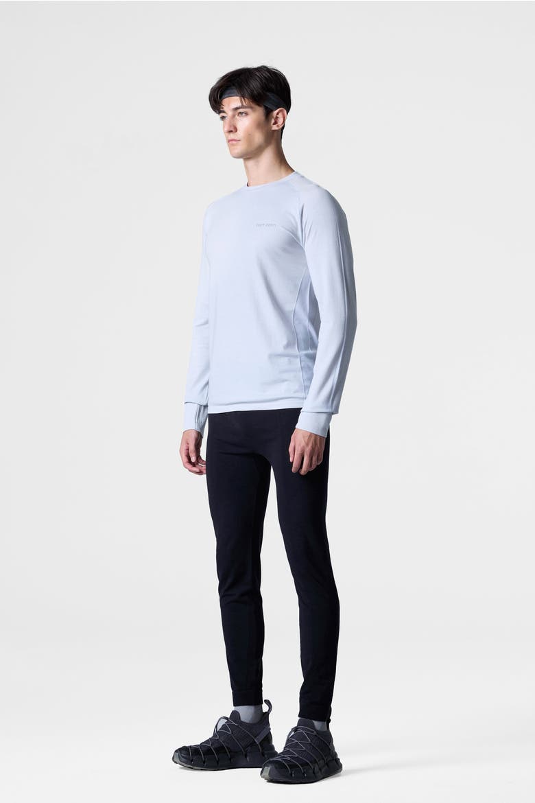 Tech Merino Classic Fit Long Sleeve Base Layer, Alternate, color, Glacier Gray
