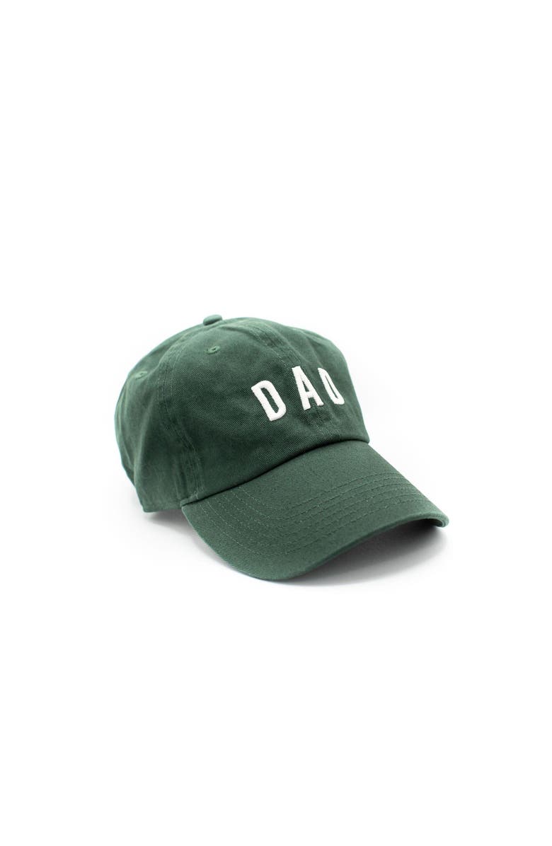 Rey To Z Dad Baseball Hat, Alternate, color, Hunter Green