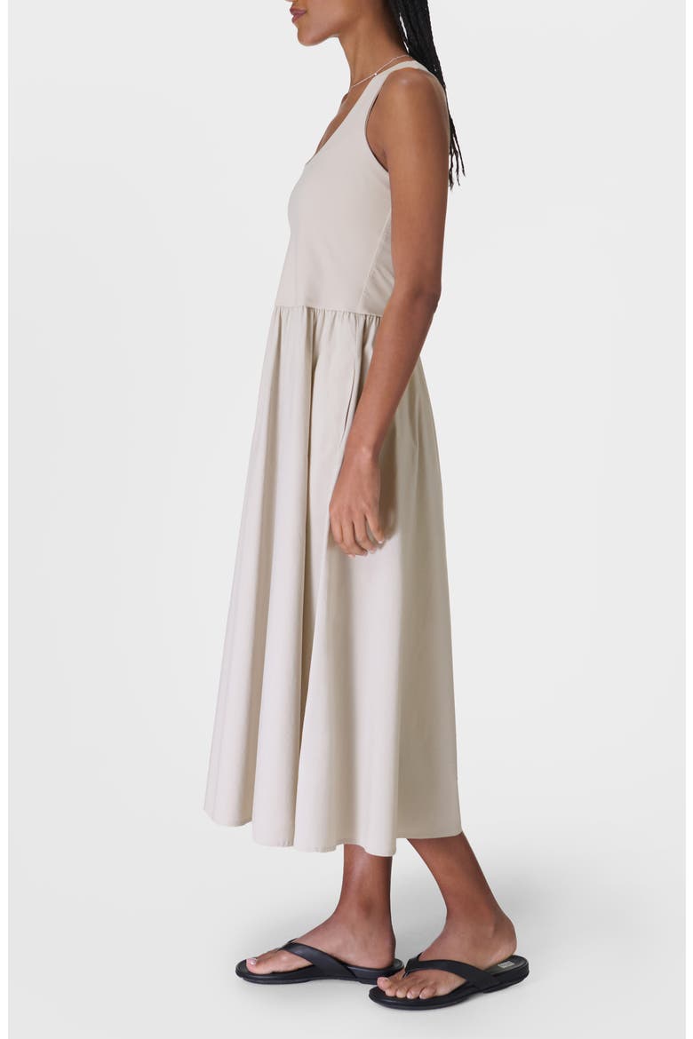 Explorer Rib Bodice Racerback Dress, Alternate, color, MINERAL BE