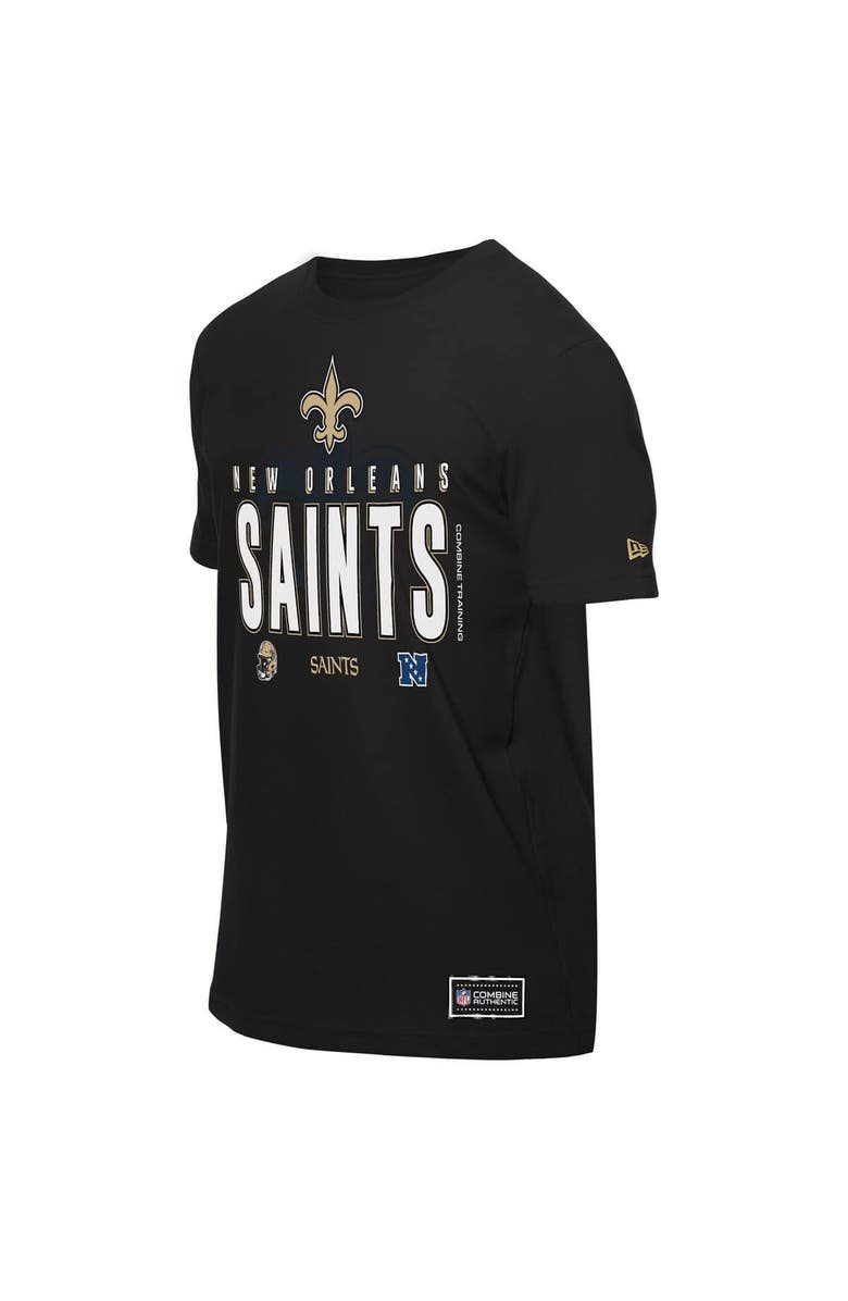 New Era Men's New Era  Black New Orleans Saints 2025 NFL Training Camp T-Shirt, Alternate, color, Black