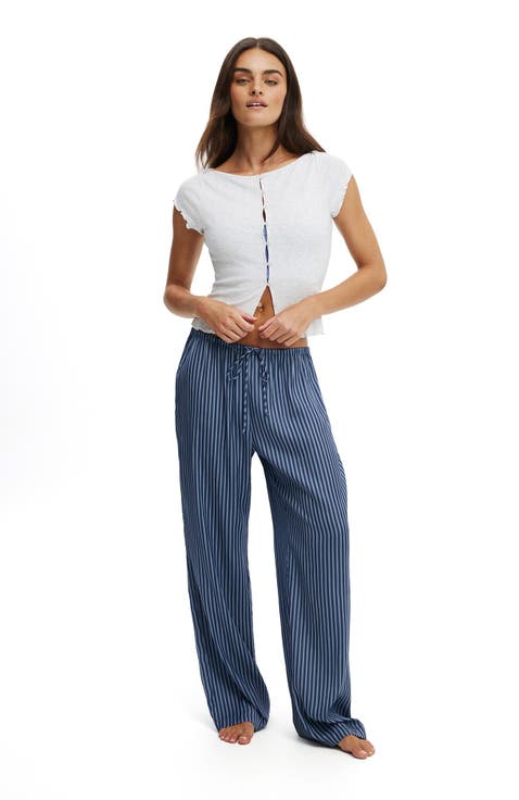 Women's Washed Satin Wide Leg Pant
