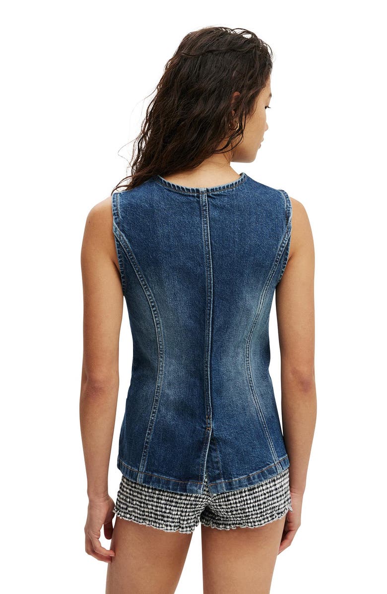 Cotton On Women's Sienna Denim Vest, Alternate, color, 