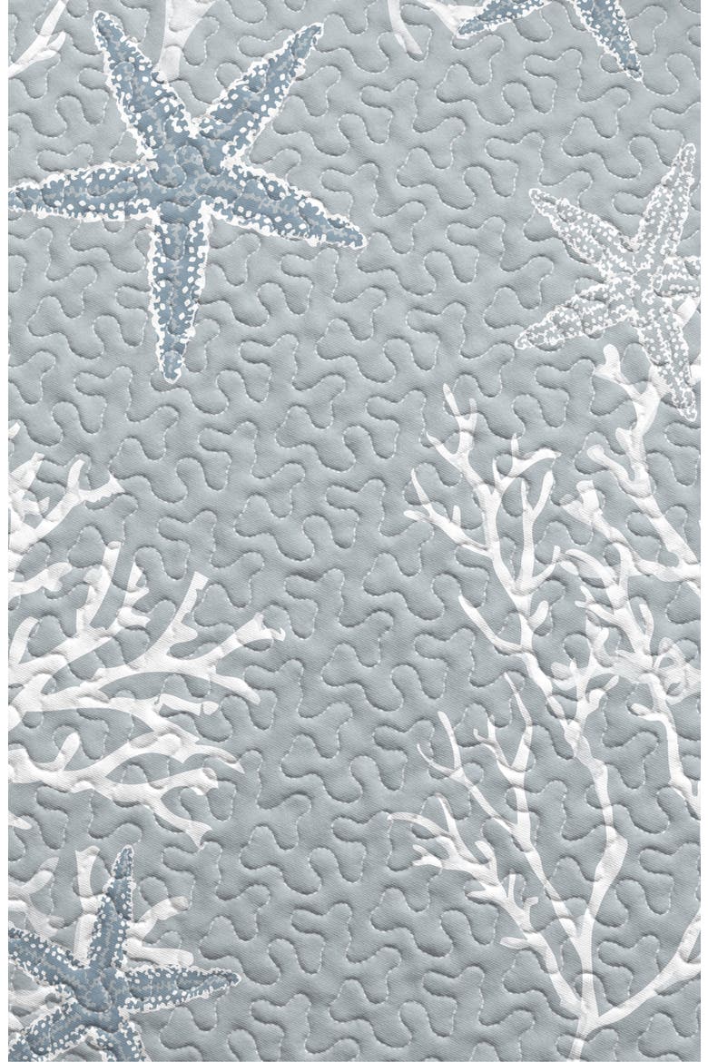 Elevated Coastal Cotton Quilt Set, Alternate, color, PEARL BLUE