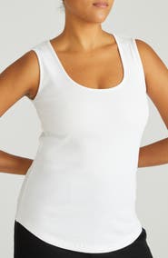 Universal Standard Daisy Ribbed Scoop Neck Tank